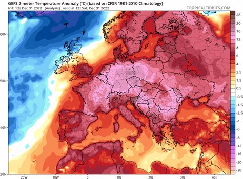Europe Starts New Year With Record Breaking Temperatures And Trouble