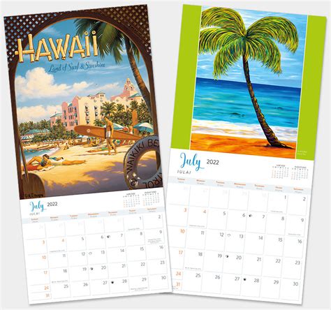 Hawaiian Calendars 2022 Deluxe Wall Hawaii Calendars Island Art Store