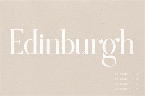 Edinburgh A Classic Serif Serif Fonts Creative Market