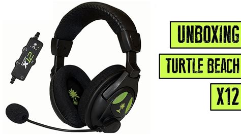 Unboxing Headset Turtle Beach X12 YouTube