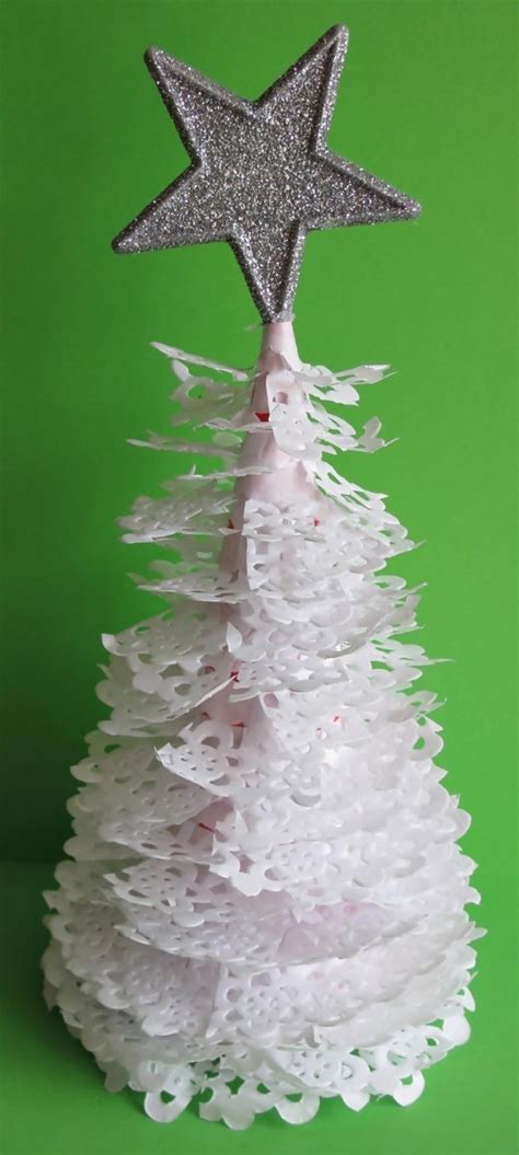 Paper Doily Christmas Tree Thriftyfun