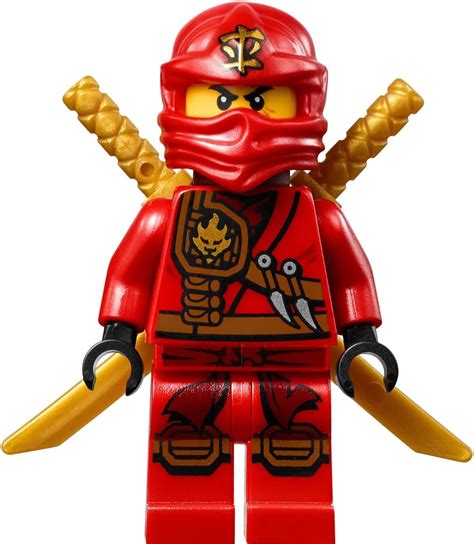 Lego Ninjago Figura De Kai Ninja Roja Con Espada Y Dos Catanas