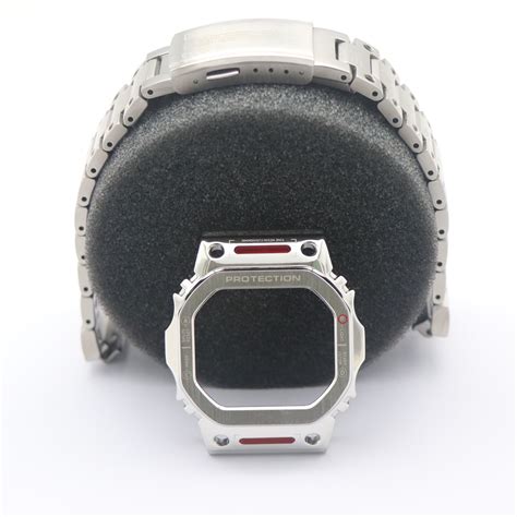 Watch Band Strap For Dw5600 Dw5610 5600 5610 Metal Watchband Case Bezel