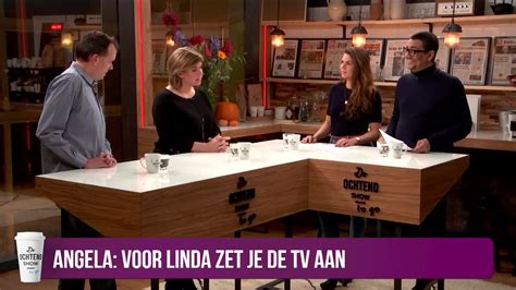 Angela De Jong Voor Linda Zet Je De Tv Aan Angela De Jong