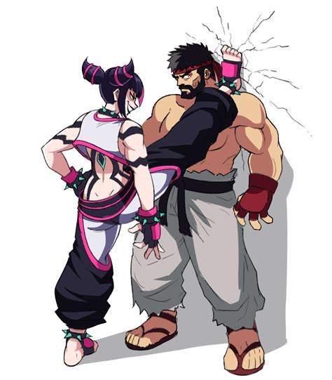 Han Juri And Ryu Street Fighter And 1 More Drawn By Tinafate Danbooru