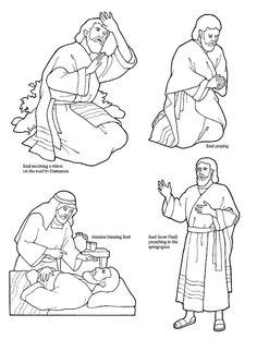 Show activity on this post. Saul and ananias activity sheet | SundaySchool | Sunday ...