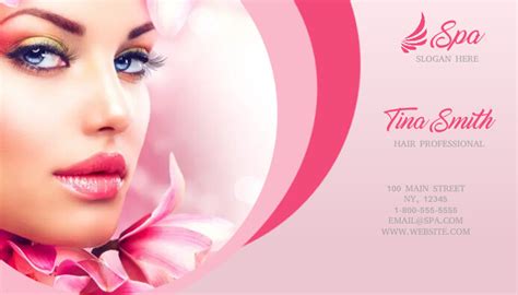 Beauty Salon Business Card Design