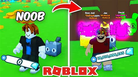 Pet Simulator X Speedrun From Noob To Pro Roblox Tagalog Youtube