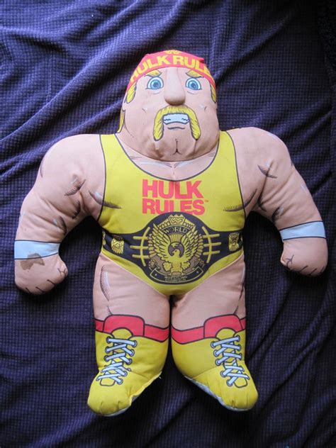 Vintage 1990 Hulk Hogan Wrestling Wwf Tonka Plush Pillow Buddy 1801995616