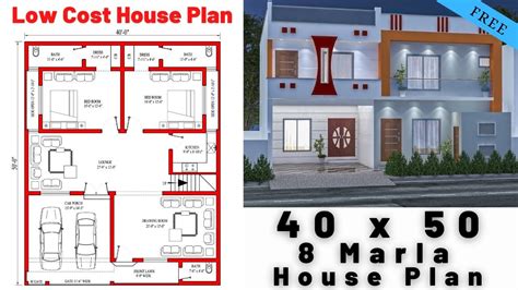 Low Cost House Plans Low Cost Housing Bath Dress House Map Front