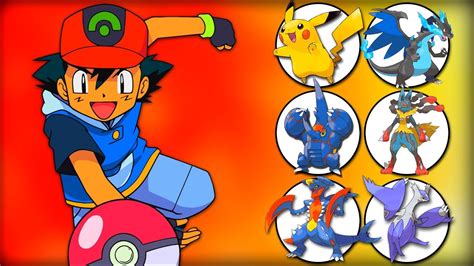 Ash Ketchums Mega Evolution Pokemon Team Youtube