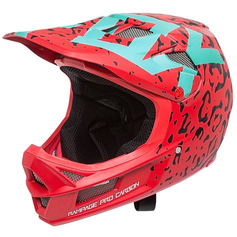 Full face mountain bike helmet to provide extra safety and style for bike riders. Fox Racing Rampage Pro Carbon Cauz Full Face Mountain Bike ...
