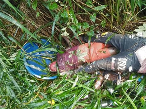 Graphic Three Decomposing Bodies Found Inside Bush In