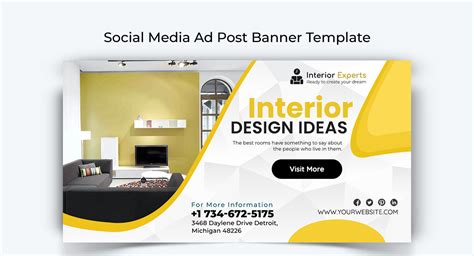 Interior Design Facebook Ad Banner Design 021