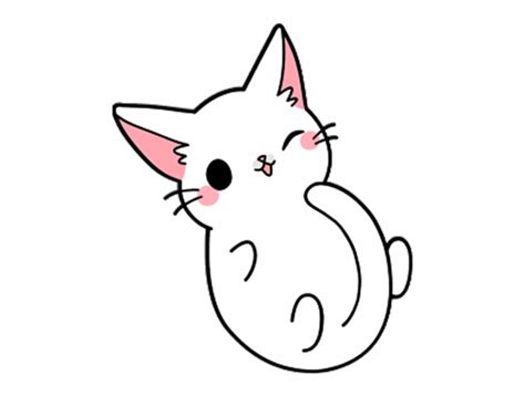 Cat Kitten Drawing Cute Cartoon Cute Cat Drawings Clip Art Library