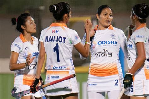 Indian Womens Hockey Team Defeat Spain 5 2 In Third Match Sports 4