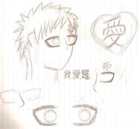 Gaara Sketches By Vethica On Deviantart