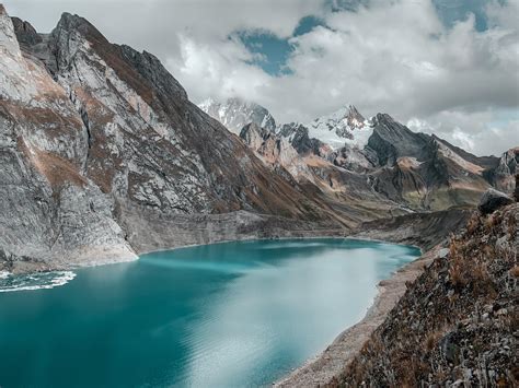 Glacial Lagunas Deep In The Peruvian Andes 4032×3024 Wallpaperable