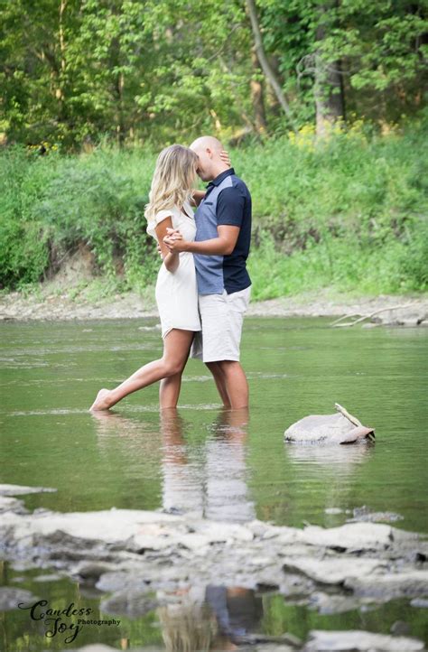 Nature Engagement Photography Shoot Creek River Love Photography
