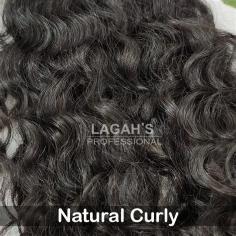 Natural Curly Texture Of Indian Virgin Human Hair Extensions LAGAH EXPORTS