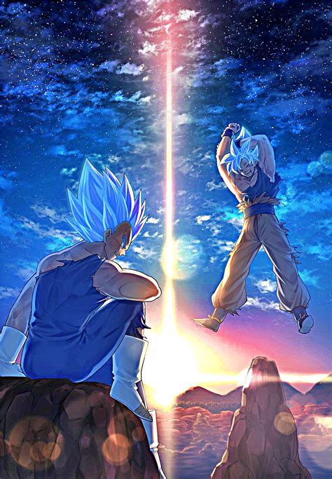 Dragon ball super recently shows vegeta vs jiren's battle in which the saiyan unleashed his full powers. Dragon Ball - Son Goku and Vegeta ╳ BY Mattari illust ...