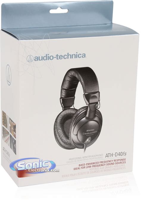 Audio Technica Ath D40fs Close Back Studio Headphones Athd40fs