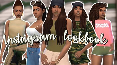 Instagram Baddie Lookbook Sims 4