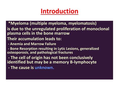 Ppt Multiple Myeloma Powerpoint Presentation Free Download Id4363082