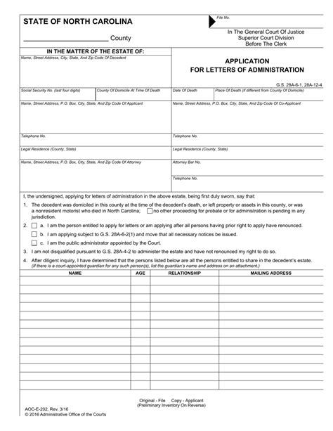 Form Aoc E 202 Fill Out Sign Online And Download Fillable Pdf North