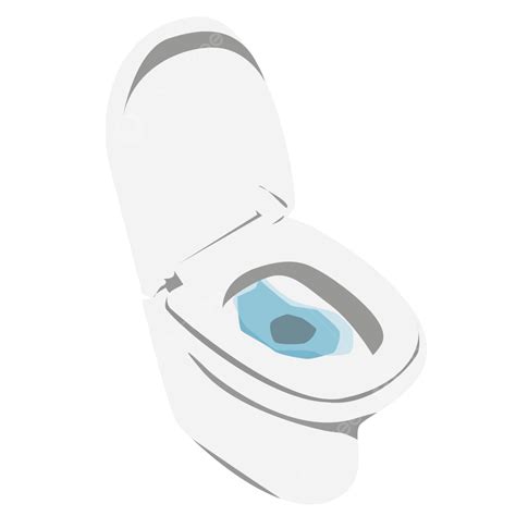 Flush Toilet Png Transparent Hand Painted Toilet White Ceramic Flush