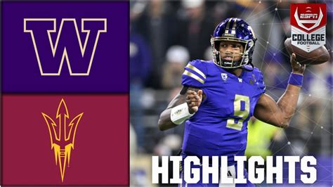 Arizona State Sun Devils Vs Washington Huskies Full Game Highlights