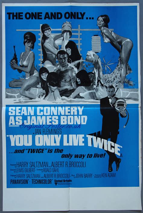 You Only Live Twice Original Vintage Film Poster Original Poster