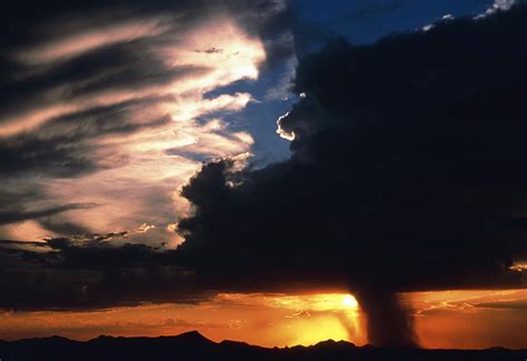 Cumulonimbus Storm Near Phoenix Usa At Sunset Photograph By Keith Kent