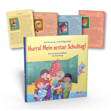 Personalisiertes Kinderbuch Mit Namen Hurra Mein Erster Schultag
