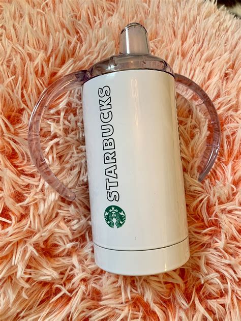 Custom 12oz Starbucks Sippy Cup Perfect Baby Shower T Or Etsy