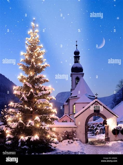 De Bayern Weihnachten In Ramsau Stockfoto Bild 3512841 Alamy