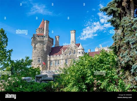 Famous Casa Loma Castle In Toronto Canada Stock Photo Alamy