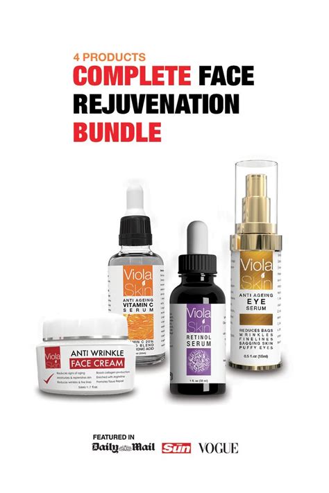 Complete Face Rejuvenation Bundle 4 Full Size Products In 1 In 2020