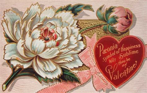 Victorian Vintage Valentines Day Postcard Click For Print Version