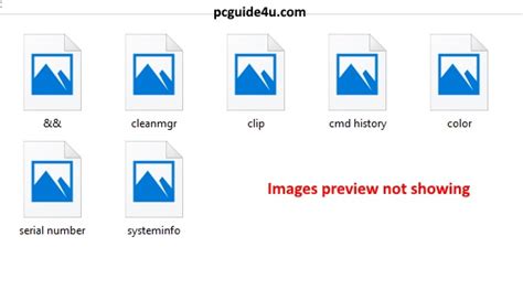 Thumbnail Preview Not Showing In Windows Solved Pcguide4u
