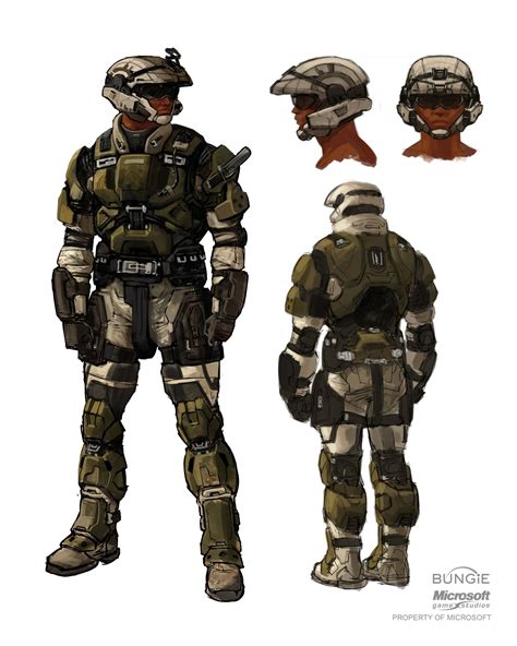 Halo 3 Marine Iterations Isaac Hannaford Halo Armor Halo Armor
