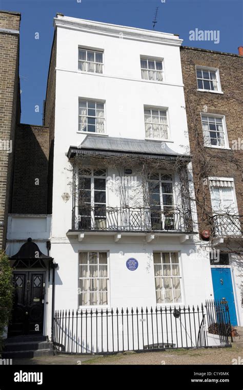 London Blue Plaque Home Of Novelist Bram Stoker Situated In St
