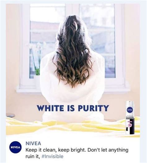 Nivea Removes White Is Purity Deodorant Advert Branded Racist Bbc
