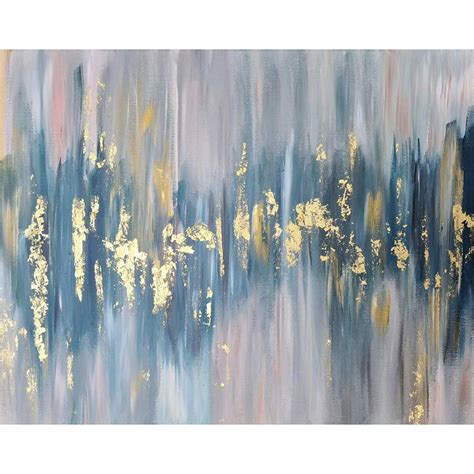 Abstract Art With Gold Leaf Painting Ideas Ts We Love Art