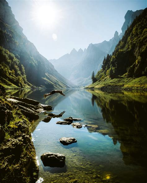 River Between Mountains · Free Stock Photo