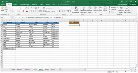 Cómo Contar Caracteres En Excel 2016 Solvetic