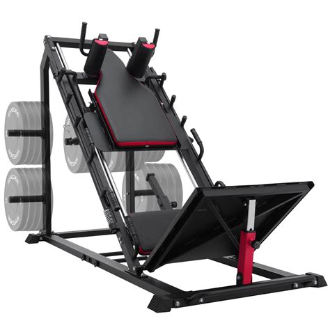 Syedee Leg Press Hack Squat Machine With Linear Bearing Lower Body Special Machine For Thigh
