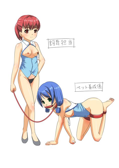 Jakelian Original Absurdres Highres Translated 2girls All Fours