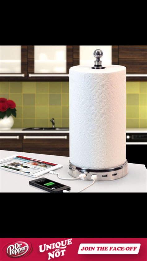 Paper Towel Holderphone Charger Paper Towel Holder
