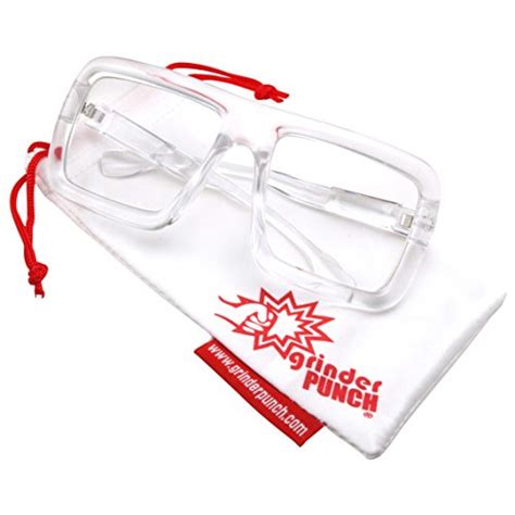 buy thick square frame clear lens glasses eyeglasses super oversized fashion and costume online